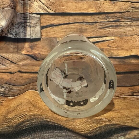 Vintage Libbey Frosted Carousel Horse Iced Tea Glass MCM Circus Barware Red Fair - Picture 4 of 6